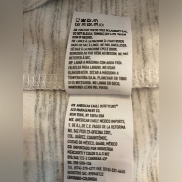 American Eagle, white hooded sweatshirt, men’s size medium - Picture 7 of 7